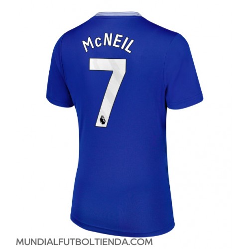Camiseta Everton Dwight McNeil #7 Primera Equipación Replica 2024-25 para mujer mangas cortas